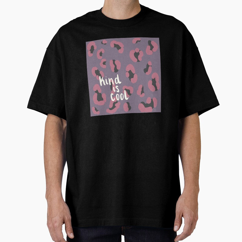 Kind Is Cool Pink and Purple Cheetah Print by - Adult & Kids T-Shirts, Sweatshirts & Hoodies apparel design preview 1