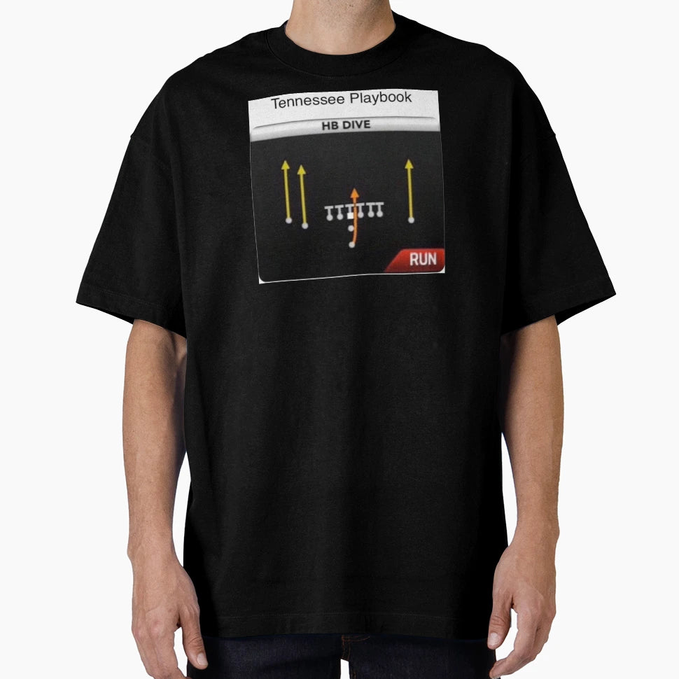 Tennesee Playbook T-Shirt - Custom Art Print Men Women - T-Shirt, Sweatshirt, Hoodie