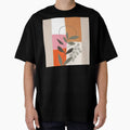 Boho Caramel Hues, Pink, And Orange Abstract Leaves - Adult & Kids T-Shirts, Sweatshirts & Hoodies apparel design preview 1