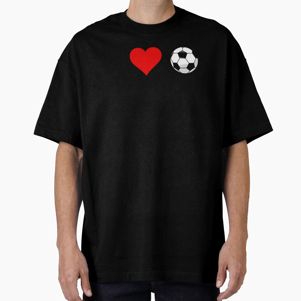 I Love Soccer T-Shirt - Fun Novelty Design for Adults - T-Shirt, Sweatshirt, Hoodie