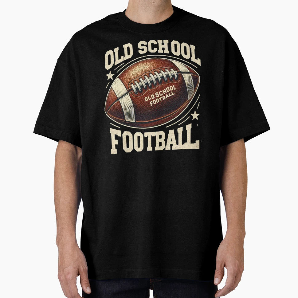 Leather Football Gridiron T-Shirt - Minimalist Print Unisex - T-Shirt, Sweatshirt, Hoodie