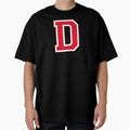 Red Varsity Letter D T-Shirt - Minimalist Print Men Women - T-Shirt, Sweatshirt, Hoodie