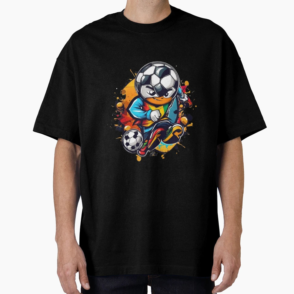 Animated Soccer Legends Epic Field T-Shirt - Fun Novelty Design Unisex - T-Shirt, Sweatshirt, Hoodie