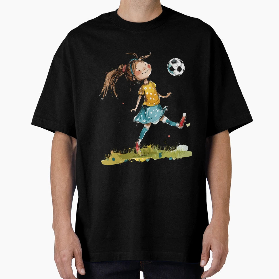 Little Playing Soccer T-Shirt - Trendy Graphic Unisex - T-Shirt, Sweatshirt, Hoodie