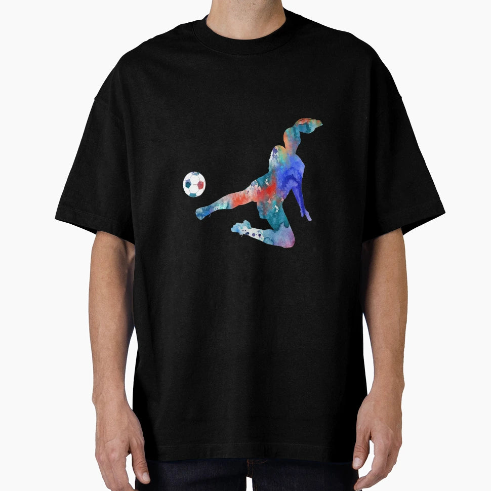 Female Soccer Player T-Shirt - Streetwear Style for Adults - T-Shirt, Sweatshirt, Hoodie