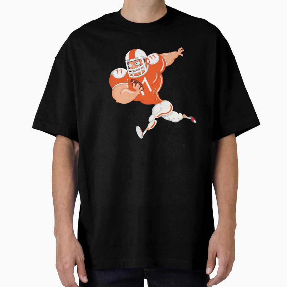 Star American Football Player Fullback T-Shirt - Minimalist Print Unisex - T-Shirt, Sweatshirt, Hoodie