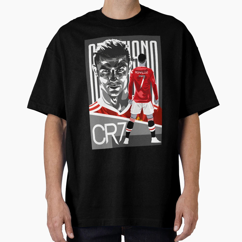 Cristiano Ronaldo Red T-Shirt - Streetwear Style Men Women - T-Shirt, Sweatshirt, Hoodie