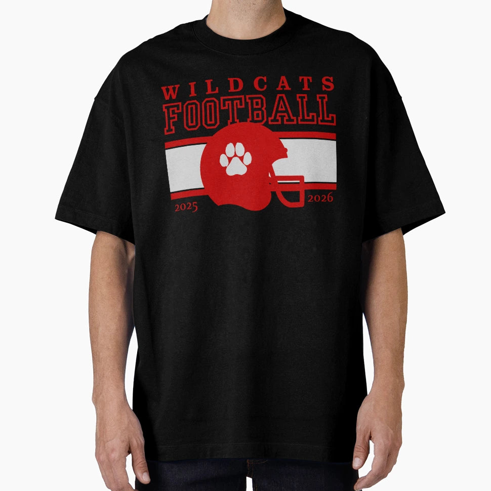 Wildcats Football 2025 2026 T-Shirt - Streetwear Style Unisex - T-Shirt, Sweatshirt, Hoodie