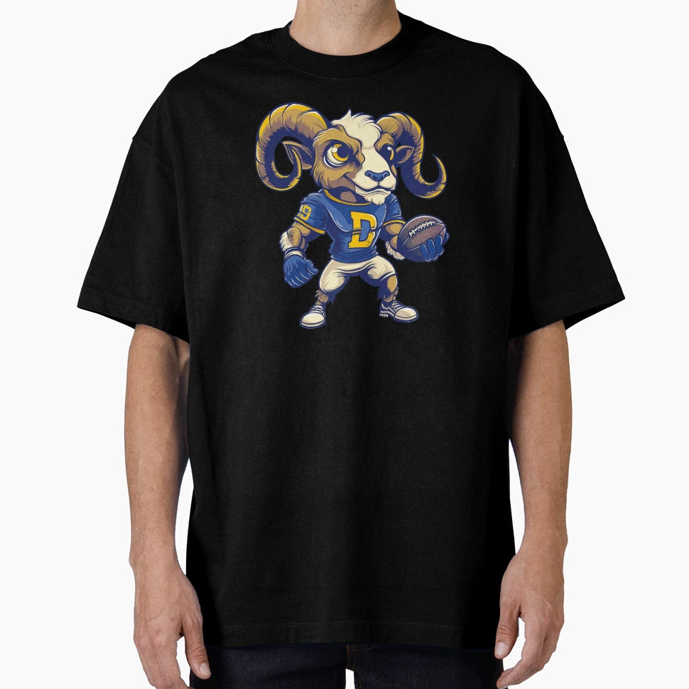 Bighorns Ram Football T-Shirt - Streetwear Style for Adults - T-Shirt, Sweatshirt, Hoodie