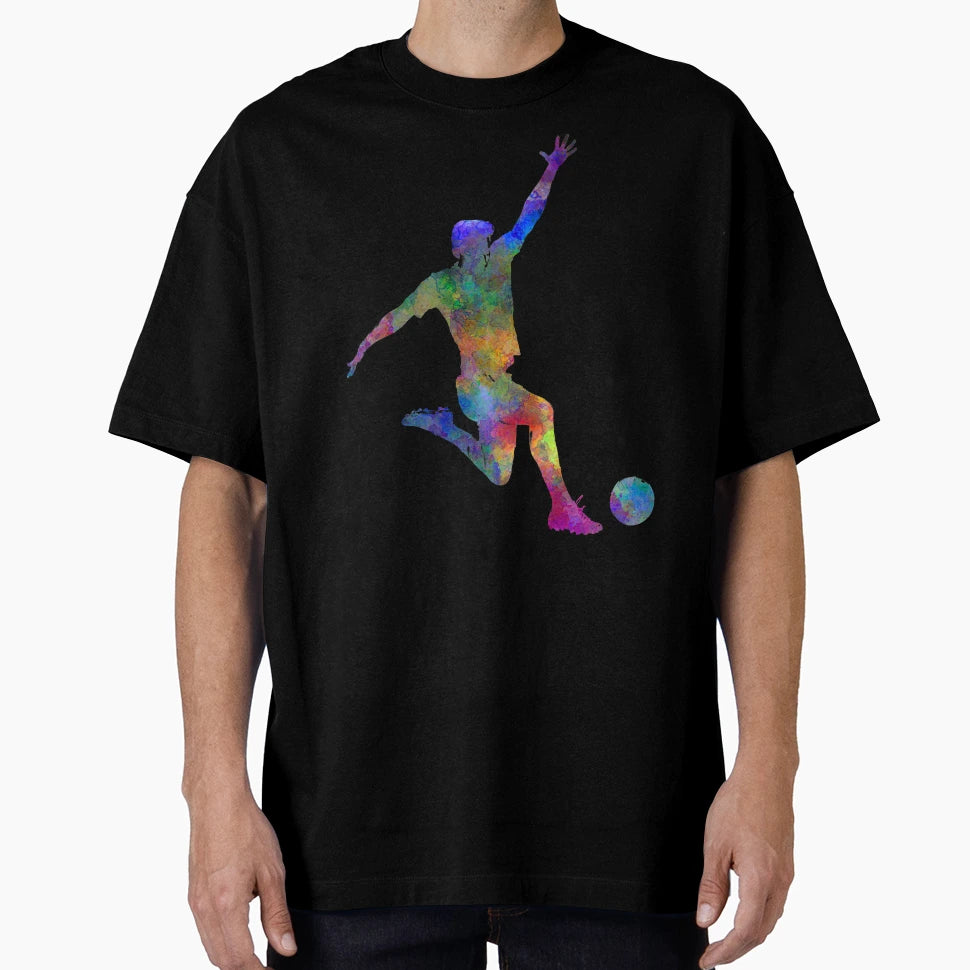 Soccer Football Player 05 T-Shirt - Minimalist Print for Adults - T-Shirt, Sweatshirt, Hoodie