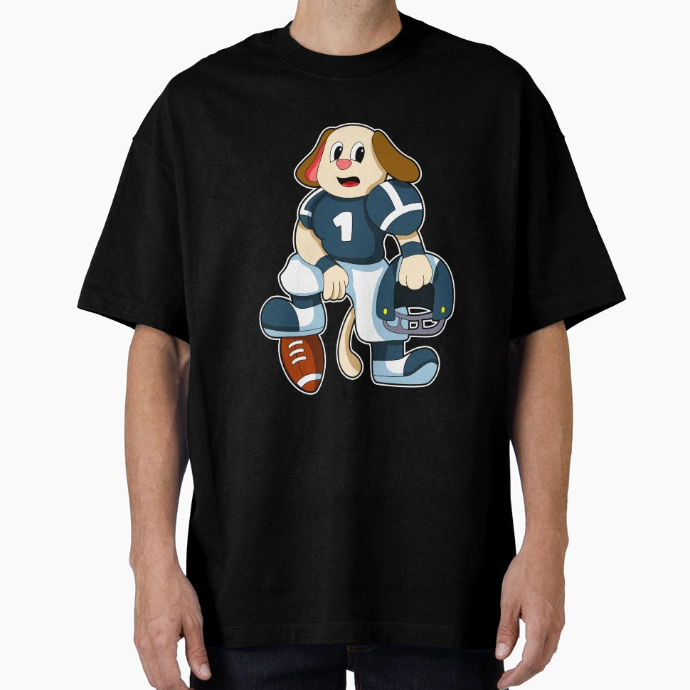 Dog Sports Football Jersey T-Shirt - Unique Graphic for Adults - T-Shirt, Sweatshirt, Hoodie