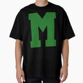 Alphabet Green M Sports Letter M T-Shirt - Streetwear Style Unisex - T-Shirt, Sweatshirt, Hoodie