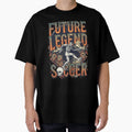 Future Soccer Skeleton T-Shirt - Graphic Print Unisex - T-Shirt, Sweatshirt, Hoodie