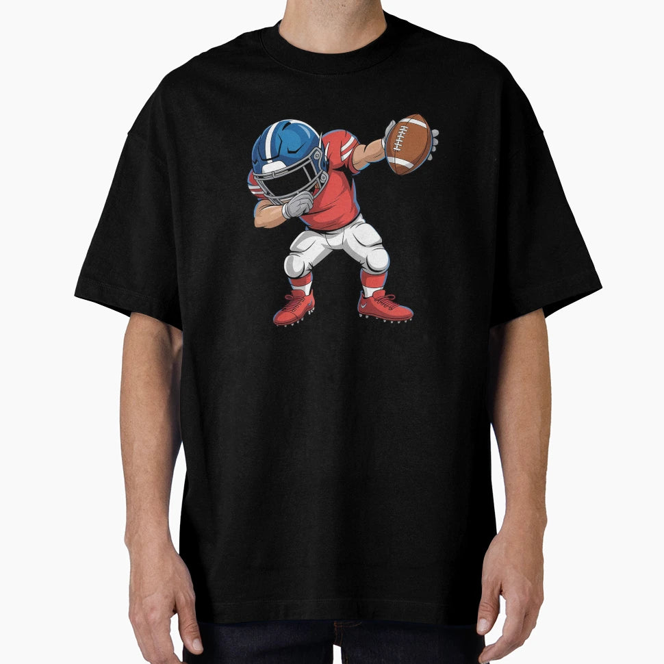 Dabbing Football Player T-Shirt - Custom Art Print Men Women - T-Shirt, Sweatshirt, Hoodie