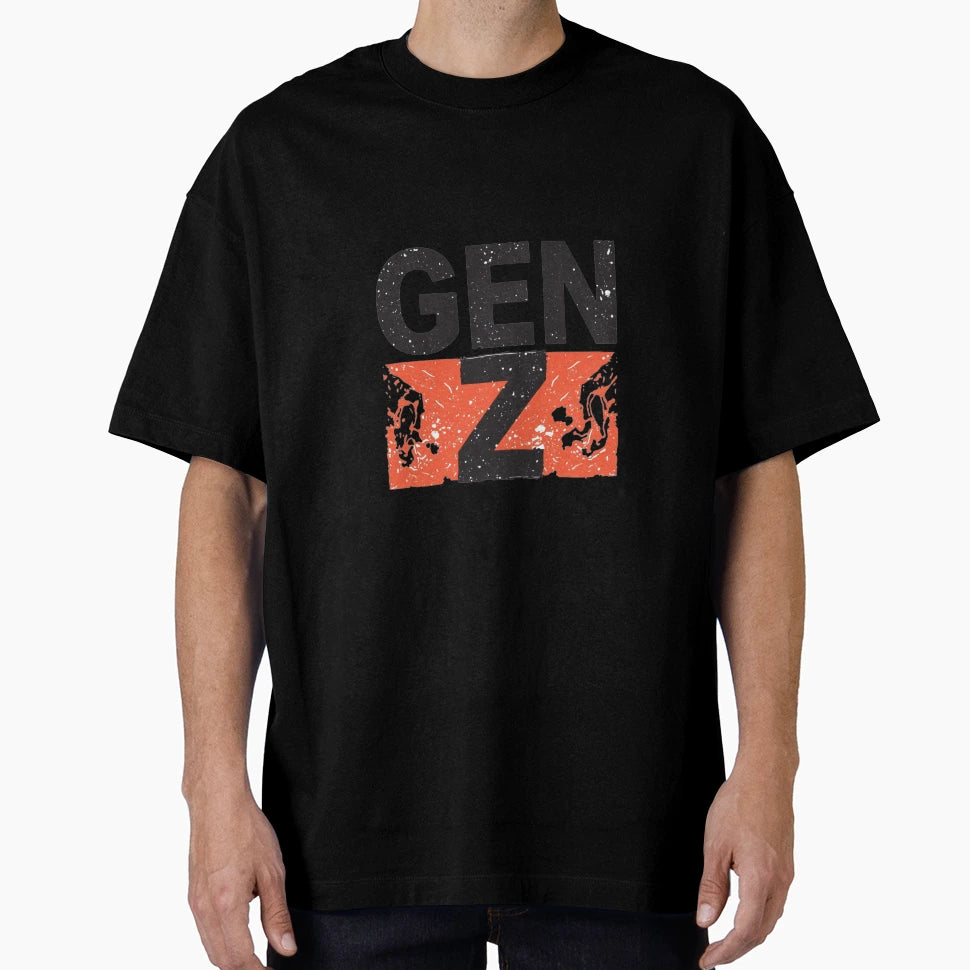 Gen Z Bold Streetwear Modern T-Shirt - Fun Novelty Design for Adults - T-Shirt, Sweatshirt, Hoodie