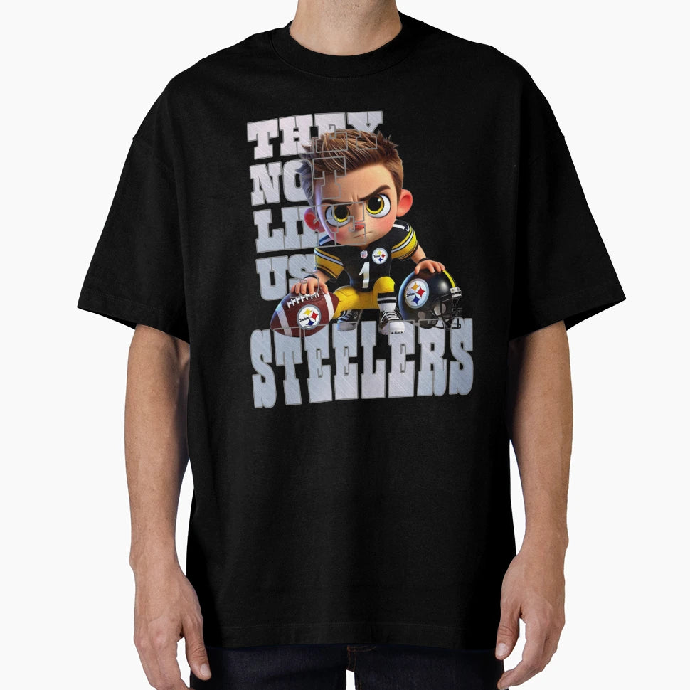 Pittsburgh Steelers They Not Like Us T-Shirt - Aesthetic Graphic Unisex - T-Shirt, Sweatshirt, Hoodie