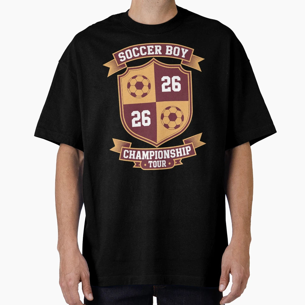 Mens Soccer Brother Championship T-Shirt - Fun Novelty Design for Adults - T-Shirt, Sweatshirt, Hoodie