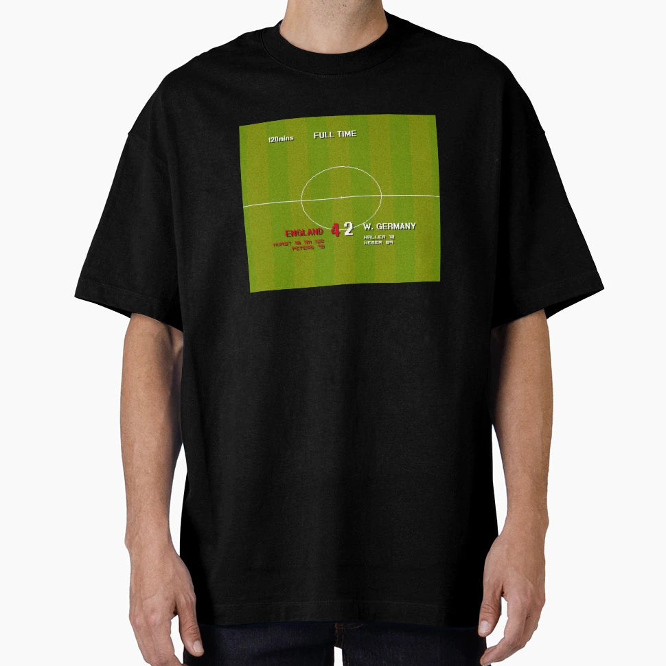 Sensible Scorelines England 4 West T-Shirt - Streetwear Style for Adults - T-Shirt, Sweatshirt, Hoodie