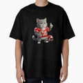 Kitty Gridiron Star 3D American T-Shirt - Trendy Graphic Men Women - T-Shirt, Sweatshirt, Hoodie