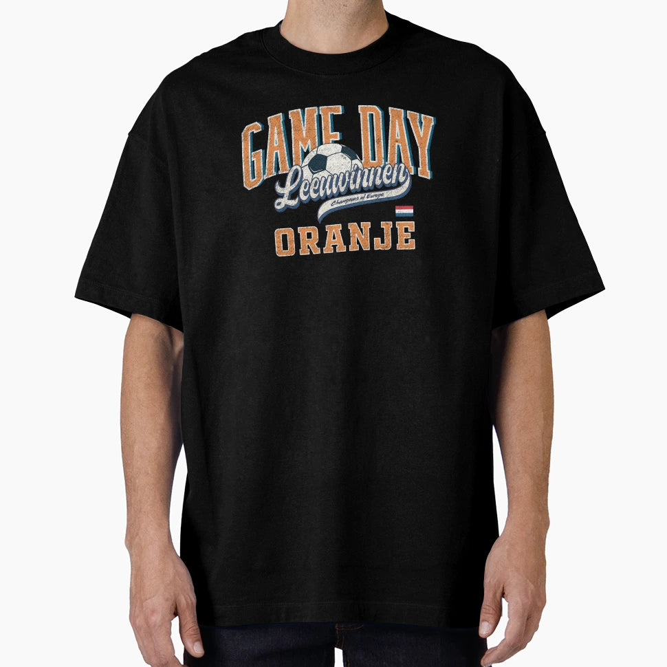 Leeuwinnen Game Day College T-Shirt - Unique Graphic Men Women - T-Shirt, Sweatshirt, Hoodie