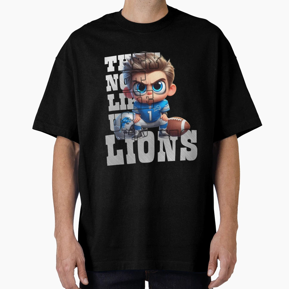 Detroit Lions They Not Like Us T-Shirt - Novelty Apparel Unisex - T-Shirt, Sweatshirt, Hoodie