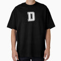 Letter D Initial D Varsity White T-Shirt - Unique Graphic Men Women - T-Shirt, Sweatshirt, Hoodie