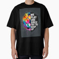 Colorful Soccer Ball Text T-Shirt - Custom Art Print Men Women - T-Shirt, Sweatshirt, Hoodie