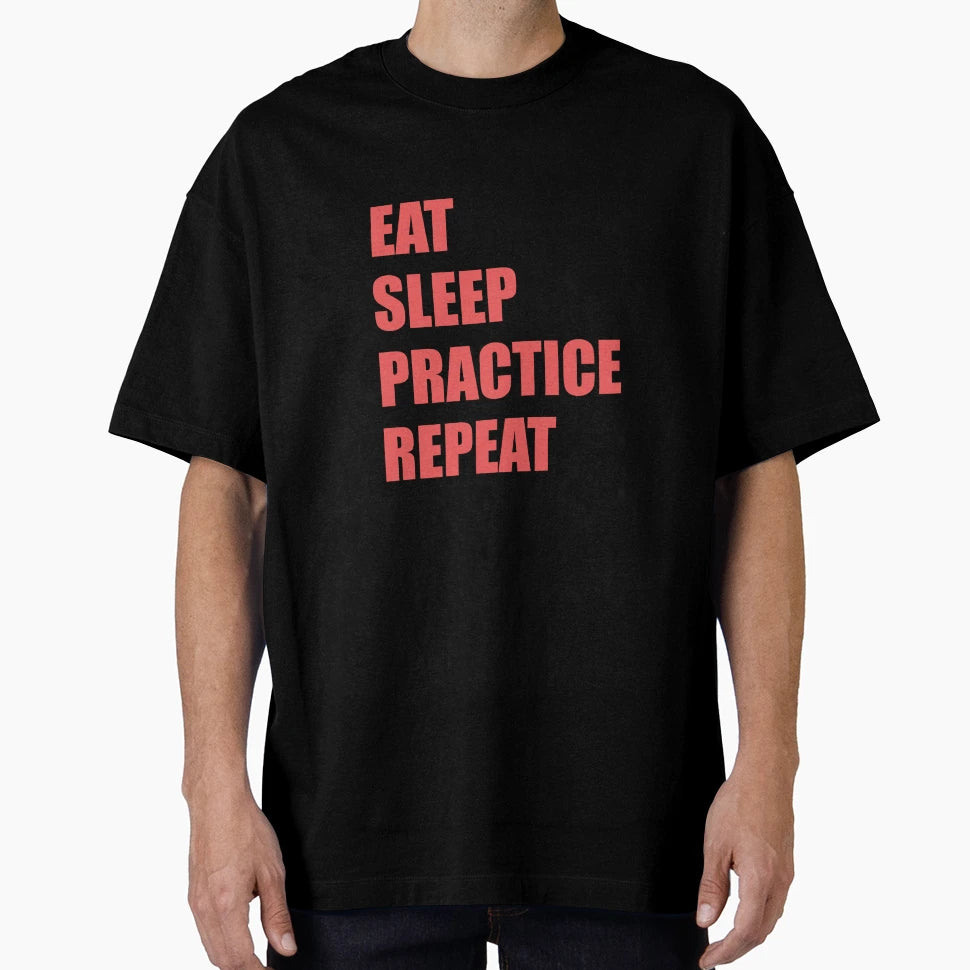 Eat Sleep Practice T-Shirt - Aesthetic Graphic Unisex - T-Shirt, Sweatshirt, Hoodie