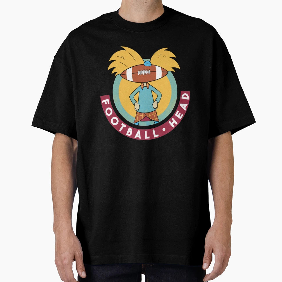 Football Head T-Shirt - Trendy Graphic Unisex - T-Shirt, Sweatshirt, Hoodie