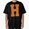 Alphabet Orange H Sports Letter H T-Shirt - Novelty Apparel Men Women - T-Shirt, Sweatshirt, Hoodie