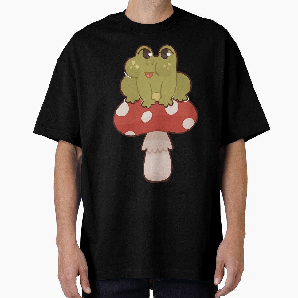 Mushroom Frog by Leaf-Whimzy - Adult & Kids T-Shirts, Sweatshirts & Hoodies apparel design preview 1