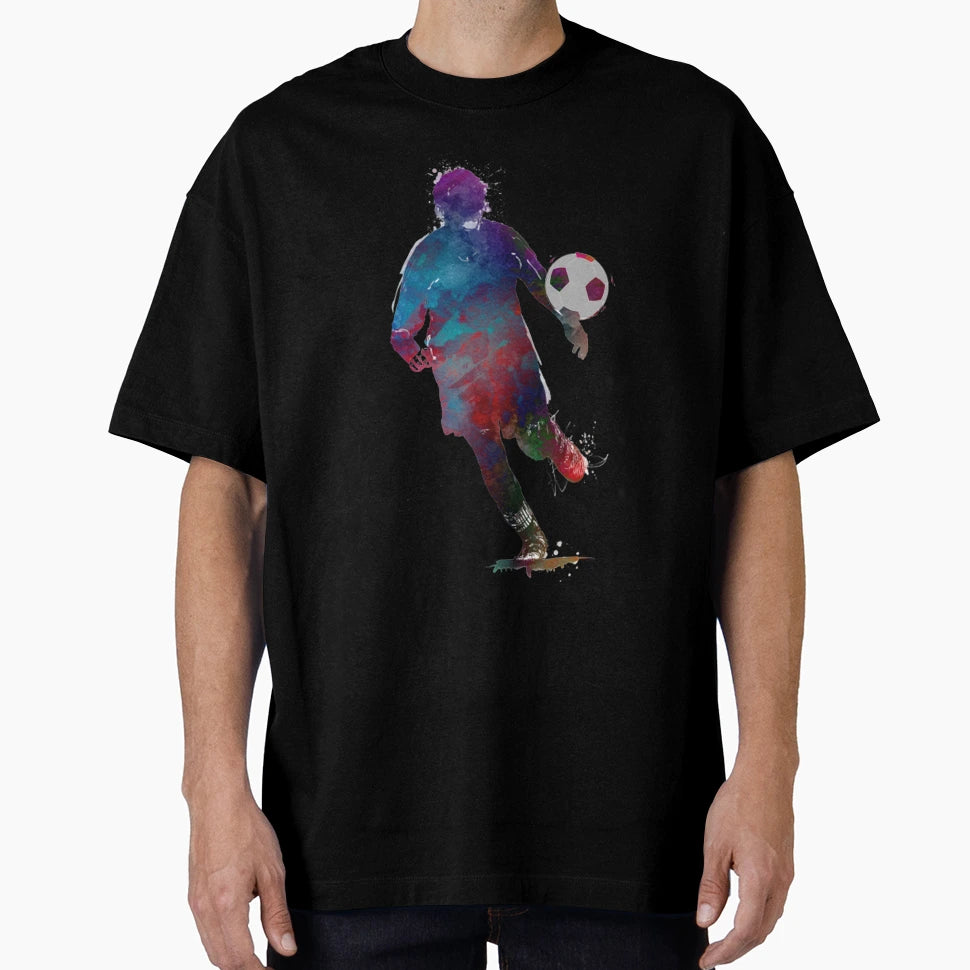 Soccer Player T-Shirt - Aesthetic Graphic Men Women - T-Shirt, Sweatshirt, Hoodie