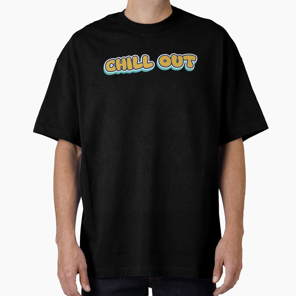 Copy of Chill Out: Vibrant Typography Art by - Adult & Kids T-Shirts, Sweatshirts & Hoodies apparel design preview 1
