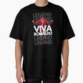Viva Ronaldo Legend Grey White T-Shirt - Trendy Graphic Unisex - T-Shirt, Sweatshirt, Hoodie
