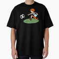 Playing Football T-Shirt - Casual Everyday Wear Unisex - T-Shirt, Sweatshirt, Hoodie