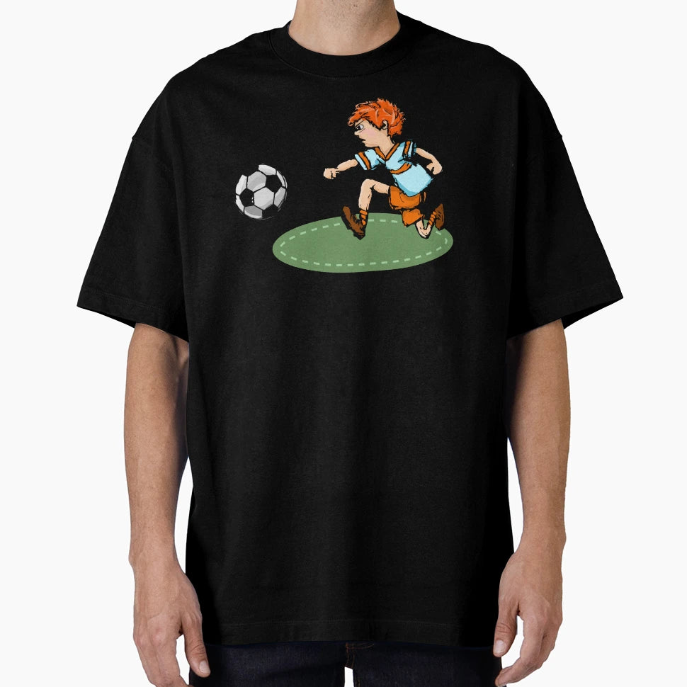 Playing Football T-Shirt - Casual Everyday Wear Unisex - T-Shirt, Sweatshirt, Hoodie