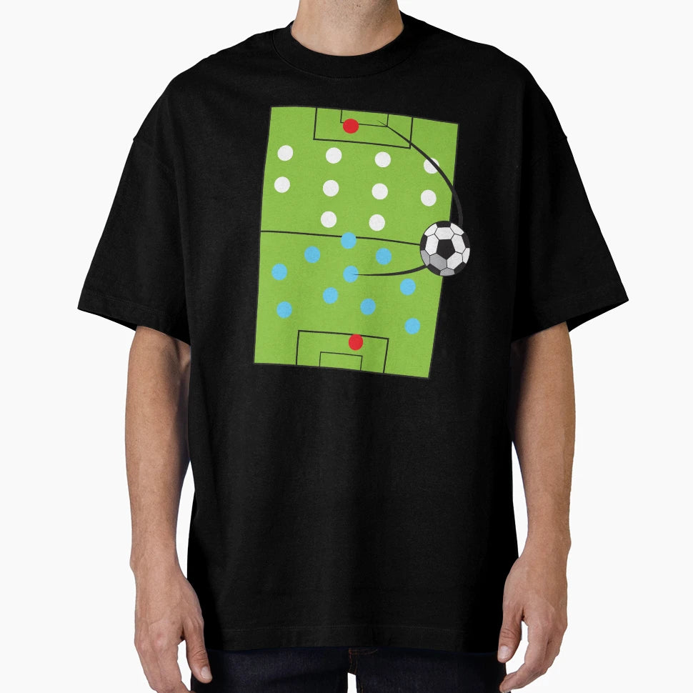 Football Soccer Getting Past 4 4 2 T-Shirt - Graphic Print Men Women - T-Shirt, Sweatshirt, Hoodie