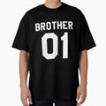 Brother 01 Brother Number One T-Shirt - Minimalist Print Men Women - T-Shirt, Sweatshirt, Hoodie