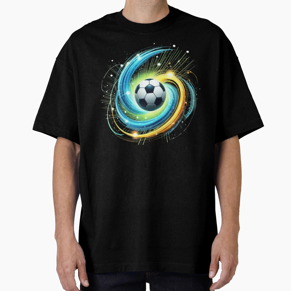 Soccer Flow Energy Motion T-Shirt - Minimalist Print for Adults - T-Shirt, Sweatshirt, Hoodie