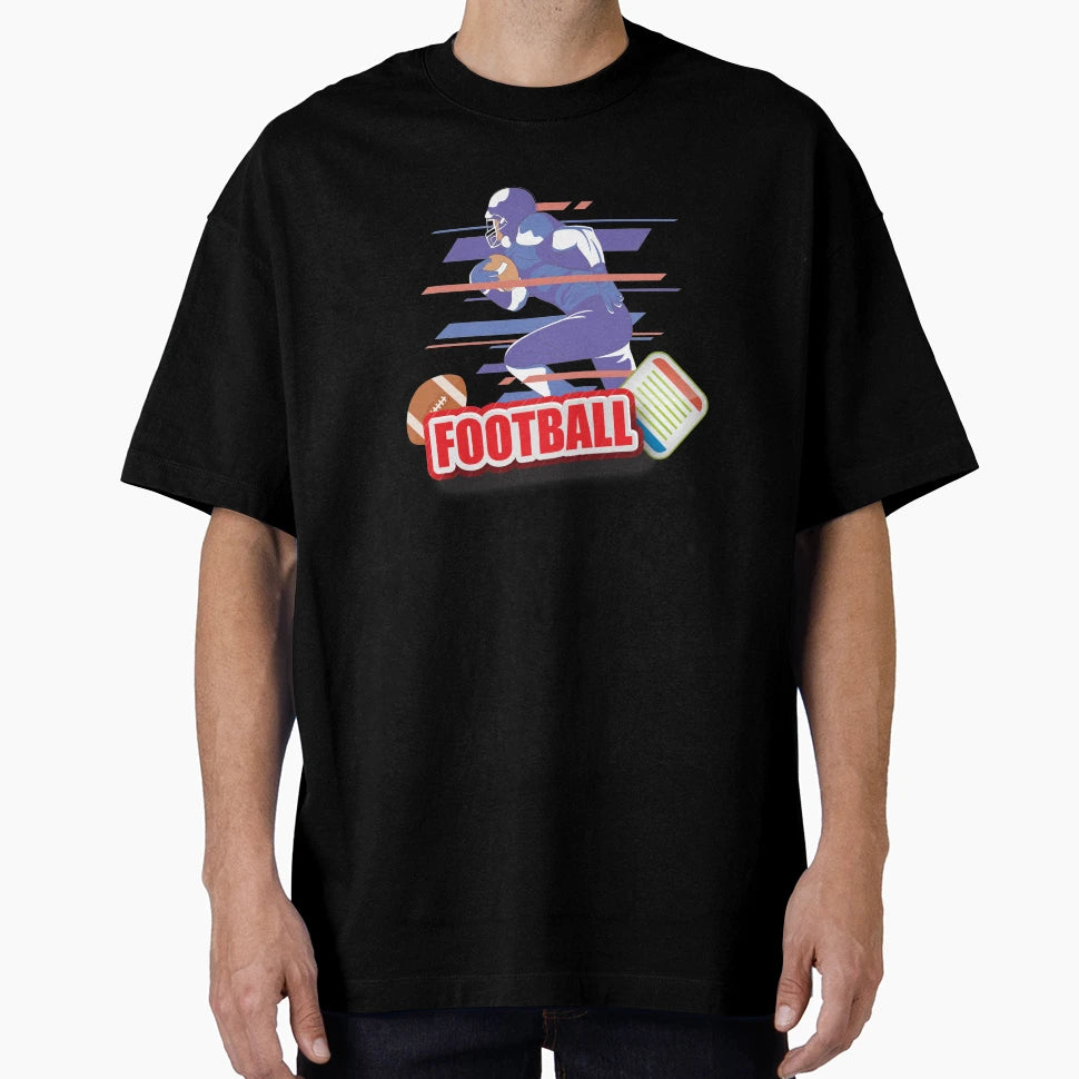 Football T-Shirt - Minimalist Print Men Women - T-Shirt, Sweatshirt, Hoodie