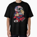 Football Cartoon T-Shirt - Custom Art Print Unisex - T-Shirt, Sweatshirt, Hoodie