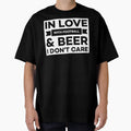 Love Football Beer T-Shirt - Graphic Print Men Women - T-Shirt, Sweatshirt, Hoodie
