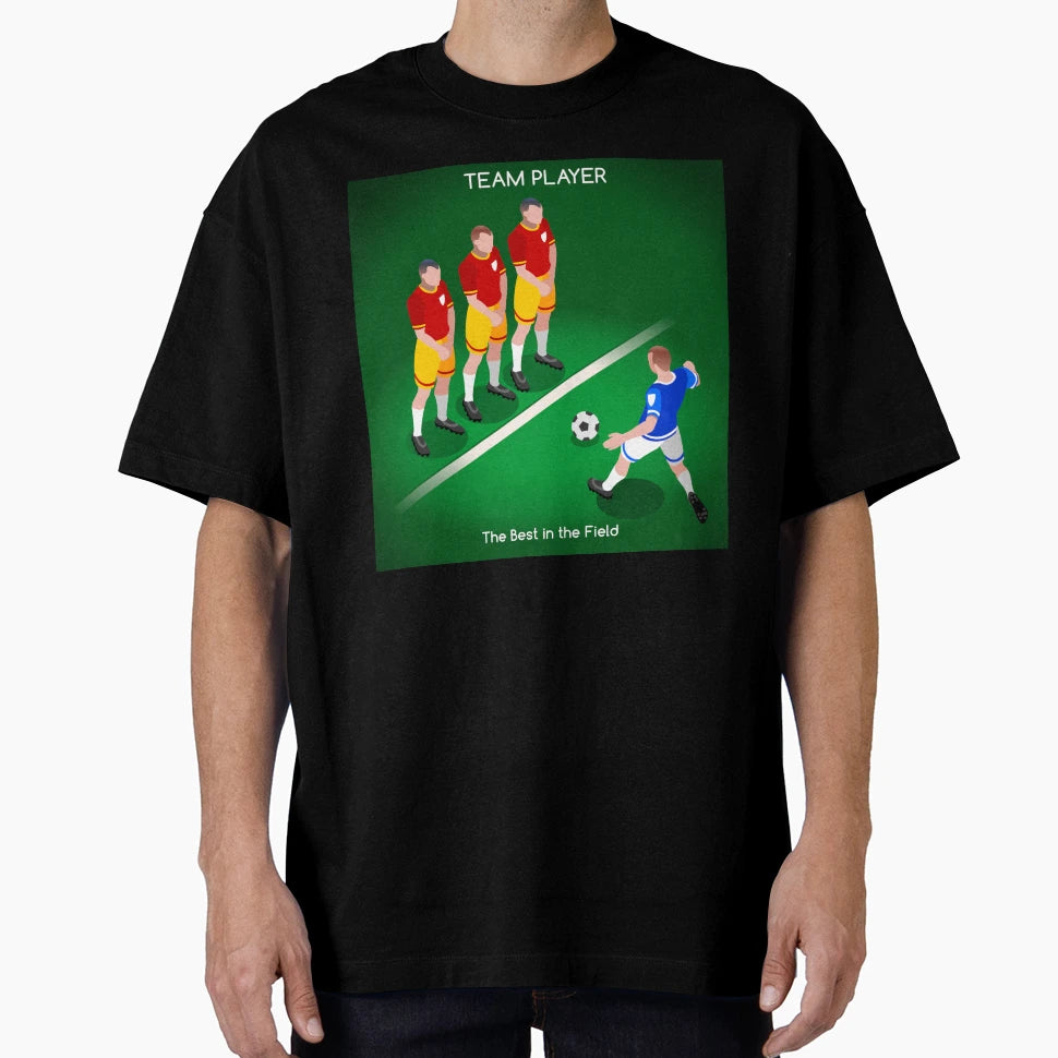 Football Team Player T-Shirt - Trendy Graphic for Adults - T-Shirt, Sweatshirt, Hoodie