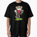 Monkey Soccer Player Soccer T-Shirt - Custom Art Print for Adults - T-Shirt, Sweatshirt, Hoodie
