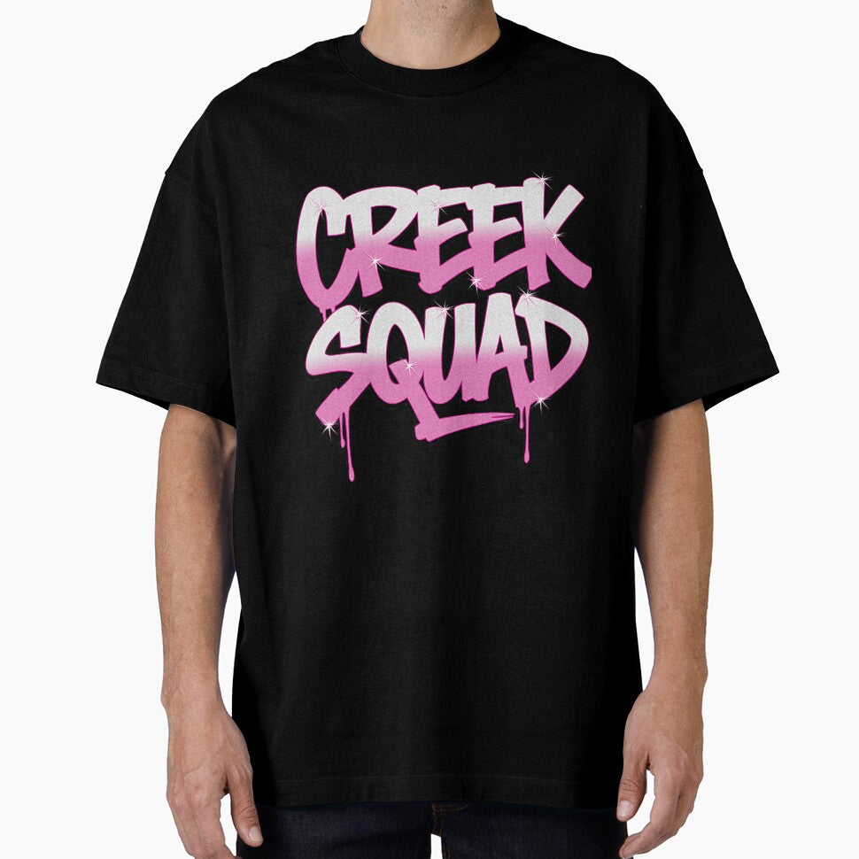 Creek Squad Graffiti Text by barrycantre11 - Adult & Kids T-Shirts, Sweatshirts & Hoodies apparel design preview 1