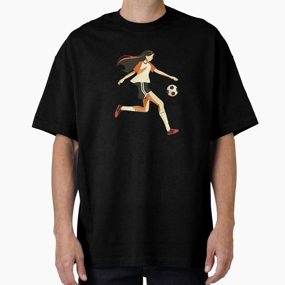 Ladies Soccer T-Shirt - Graphic Print for Adults - T-Shirt, Sweatshirt, Hoodie