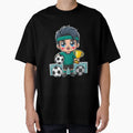 Charming Champion Cartoon Athlete T-Shirt - Fun Novelty Design for Adults - T-Shirt, Sweatshirt, Hoodie