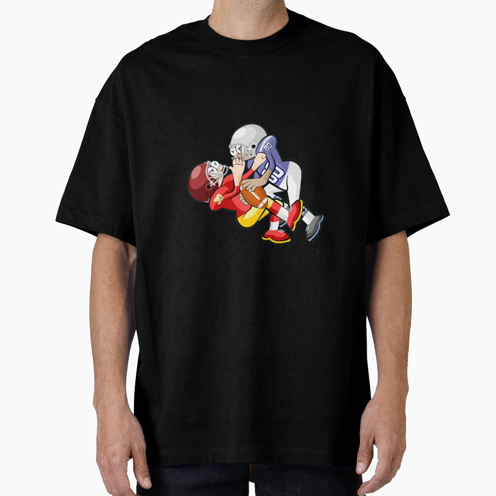 American Football Cartoon 20 41 T-Shirt - Unique Graphic Unisex - T-Shirt, Sweatshirt, Hoodie