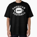 American Football Ball Version White T-Shirt - Graphic Print Unisex - T-Shirt, Sweatshirt, Hoodie