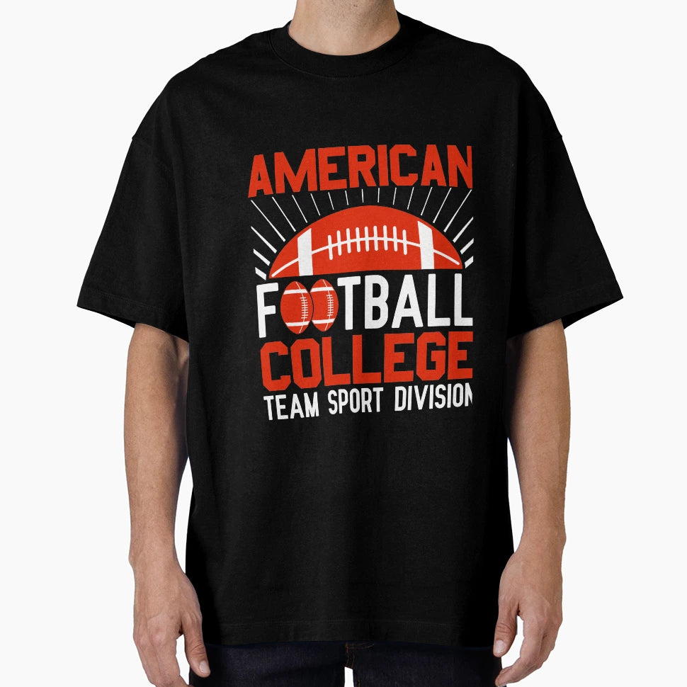 Football Lover American Football T-Shirt - Custom Art Print Men Women - T-Shirt, Sweatshirt, Hoodie